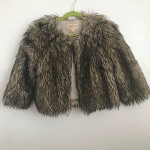 Michael Kors faux fur jacket size M